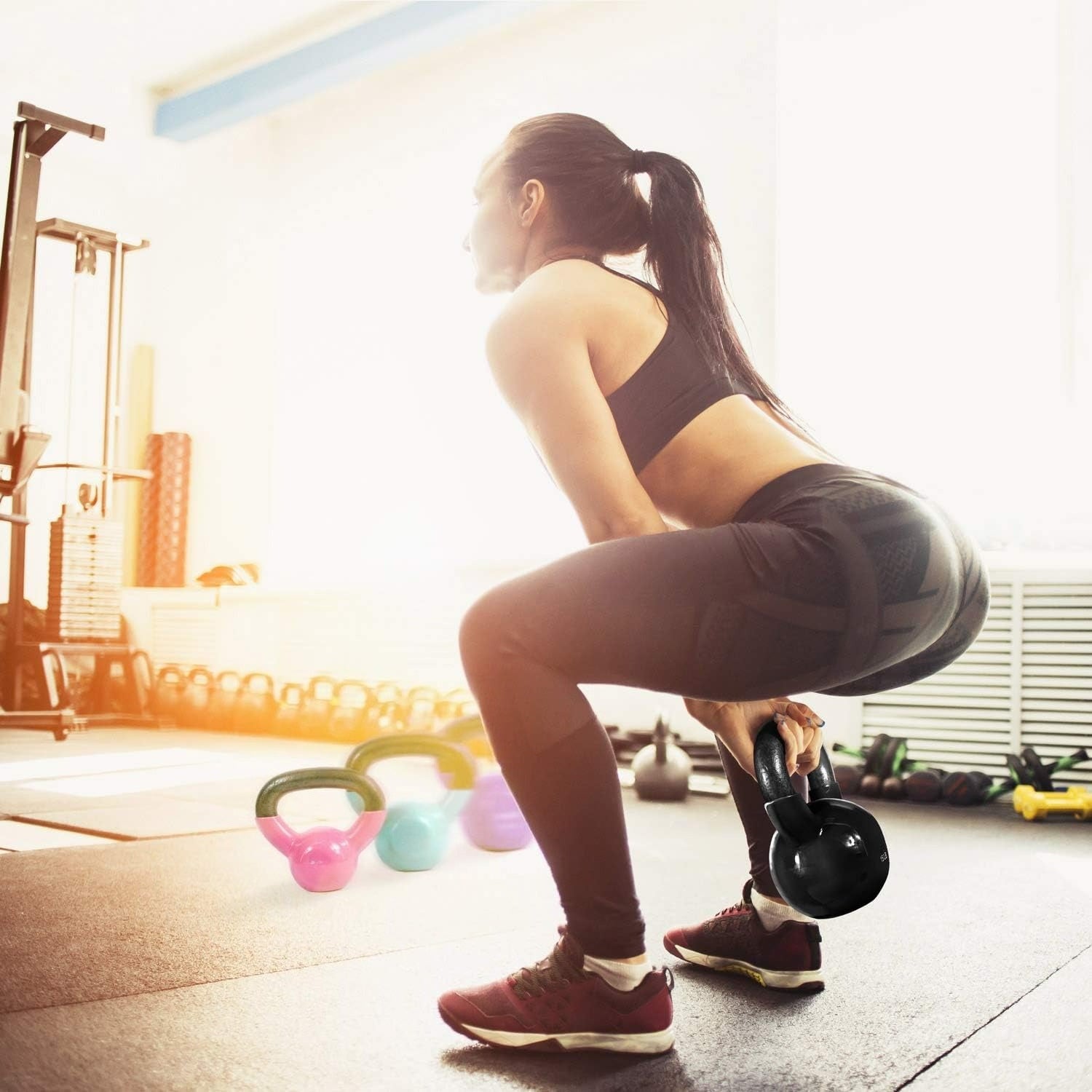 Vinyl Coated Cast Iron Kettlebell