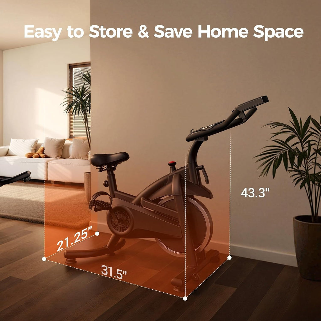 High‑Carbon‑Steel Magnetic Exercise Bike