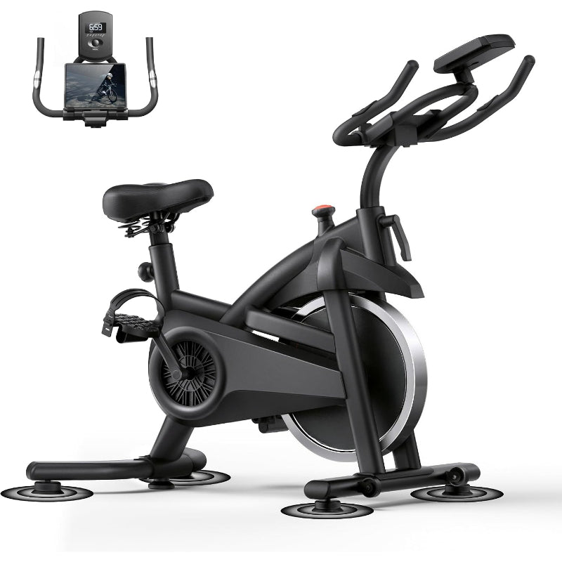 High‑Carbon‑Steel Magnetic Exercise Bike