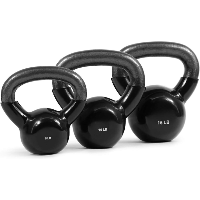 Vinyl Coated Cast Iron Kettlebell