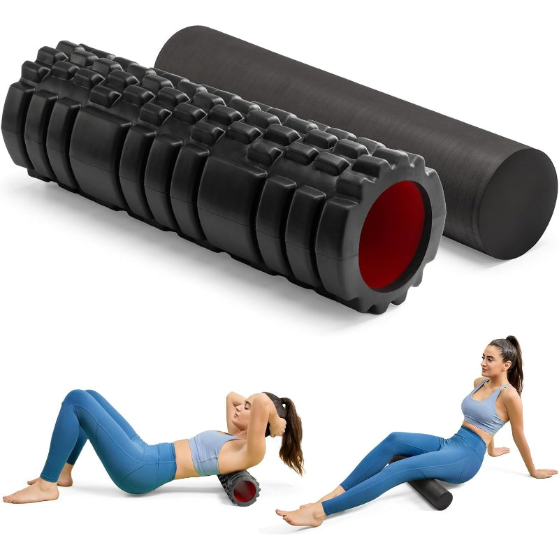 2‑in‑1 Deep Muscle Foam Roller Set