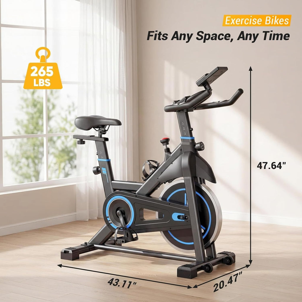 APP‑Enabled Adjustable Home Stationary Exercise Bike