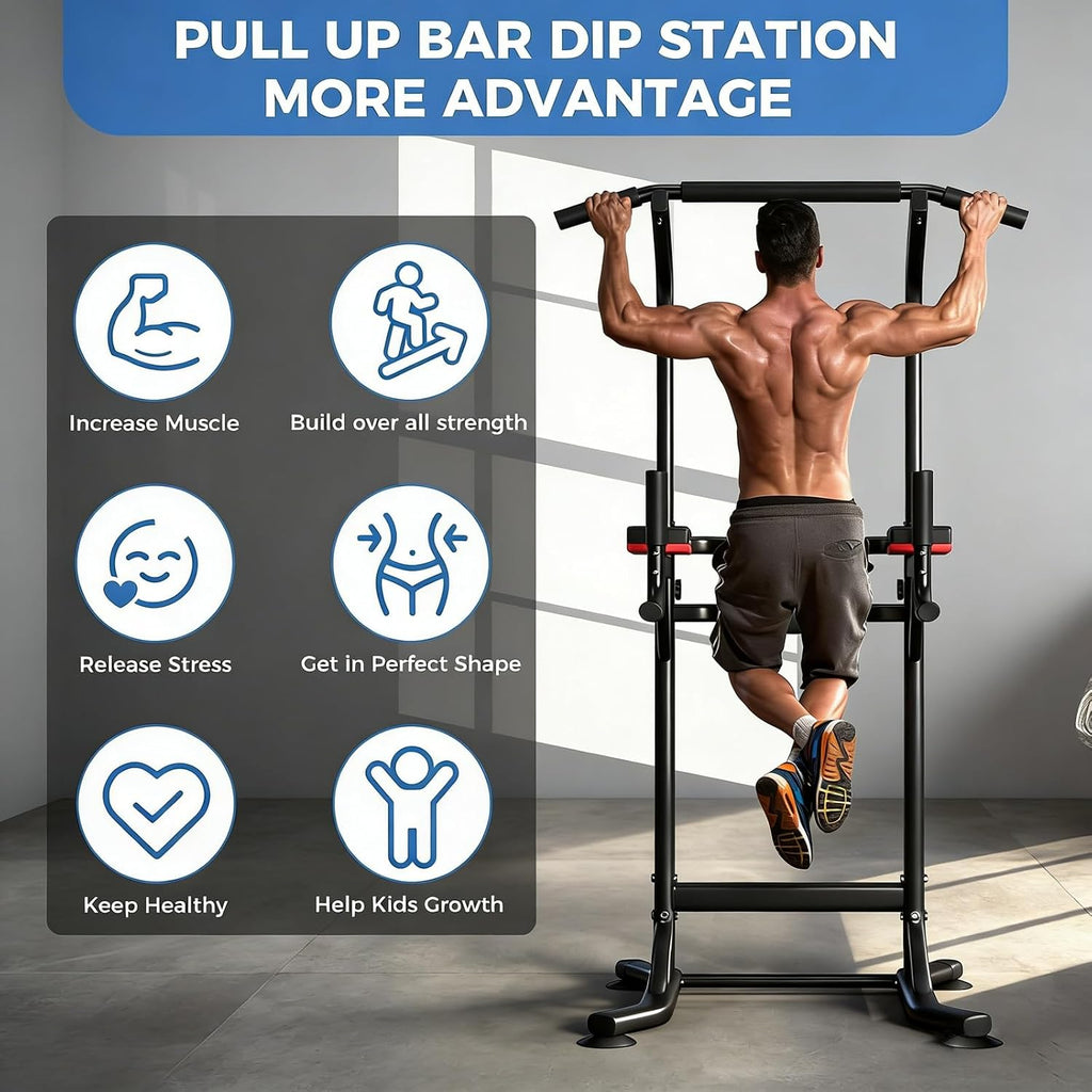 Multi‑Function Pull‑Up Dip Station