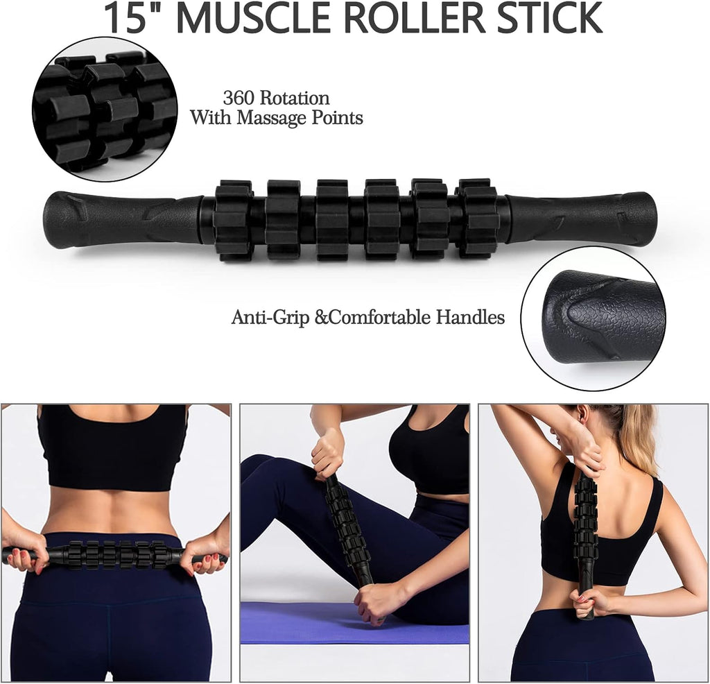 5‑in‑1 High‑Density Foam Roller Set