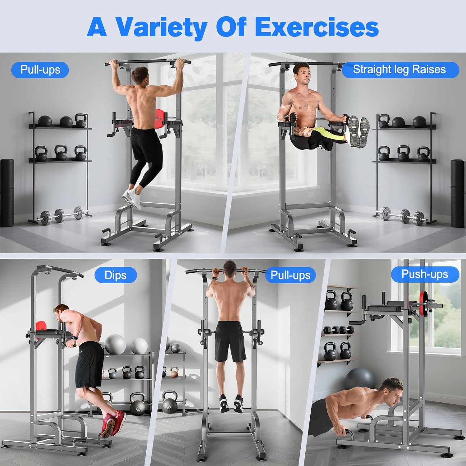 Free‑Standing Home Gym Power Tower