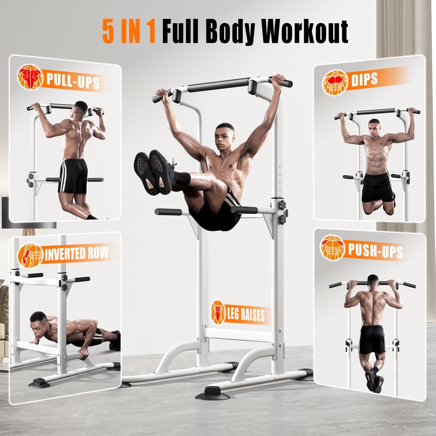 Adjustable Multi‑Function Power Tower