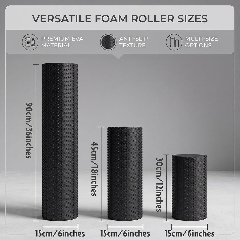 3‑Size Foam Roller Recovery Kit