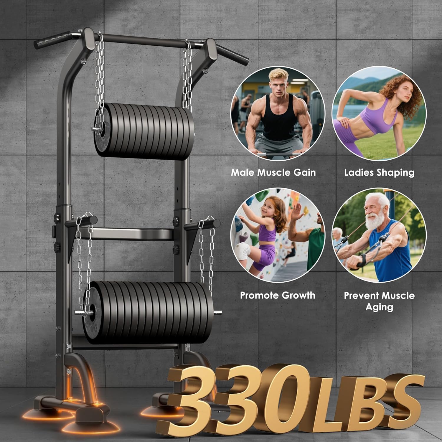 Adjustable Multi‑Functional Power Tower