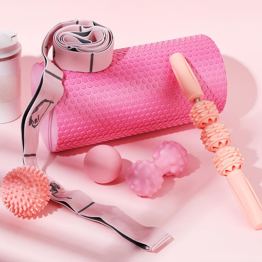 6‑Piece Foam Roller Massage Set