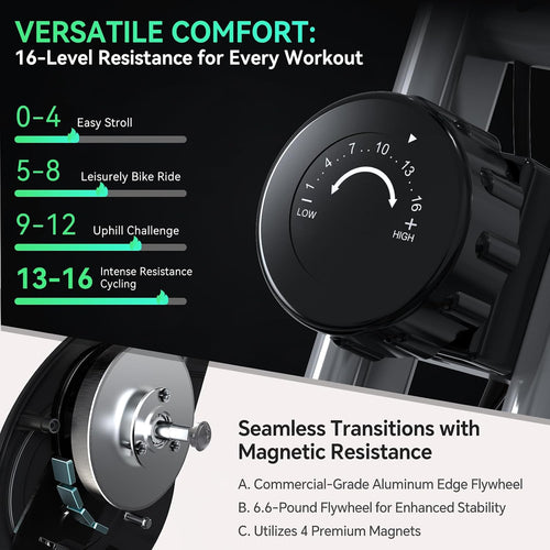 5‑in‑1 Foldable Magnetic X‑Bike