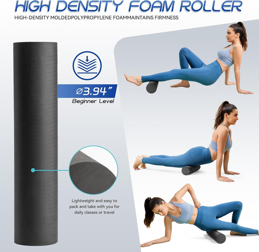 2‑in‑1 Deep Muscle Foam Roller Set