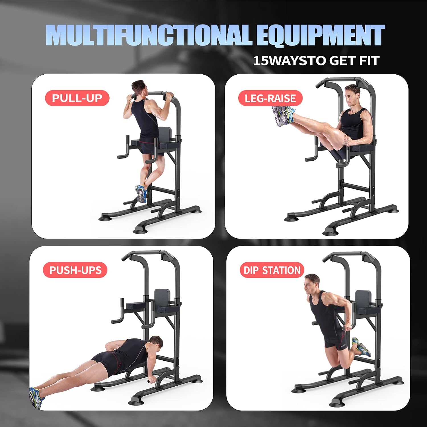 Adjustable Multi‑Function Power Tower