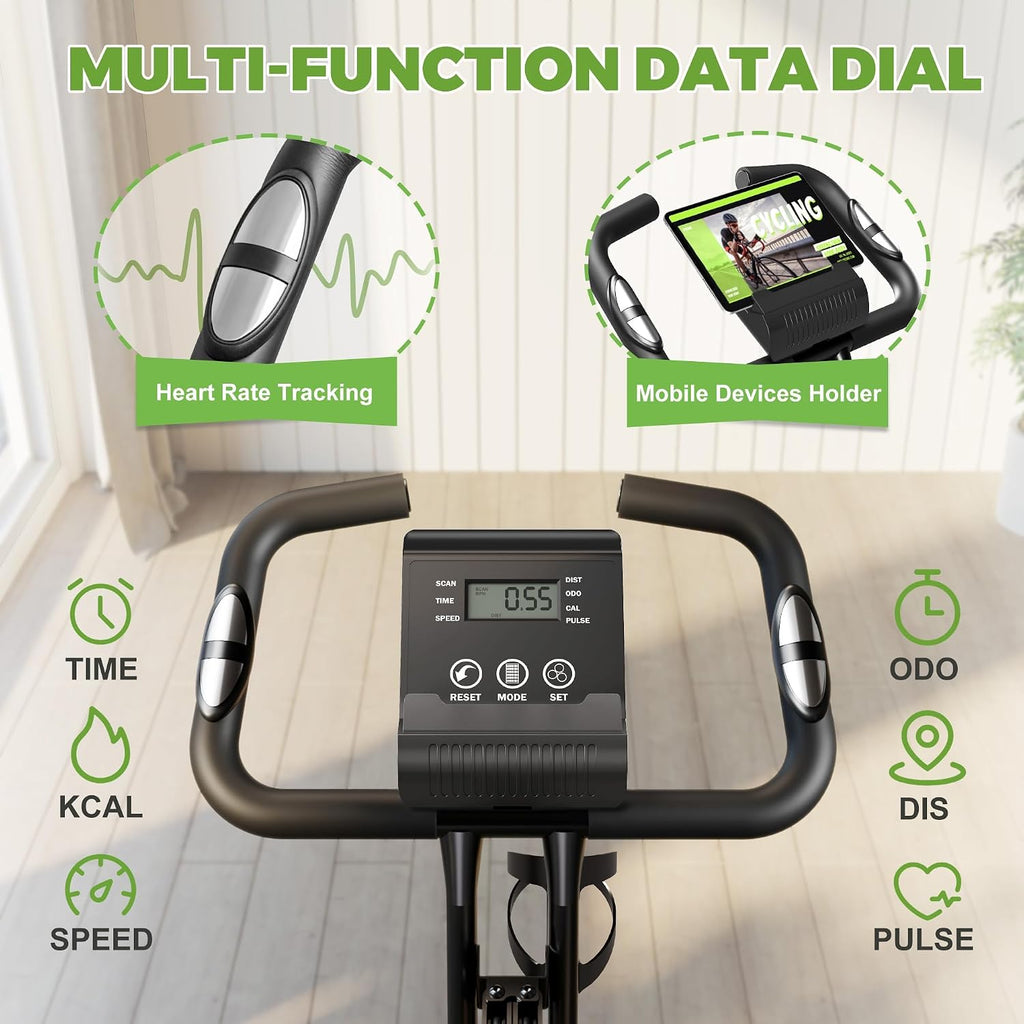5‑in‑1 Foldable Magnetic Exercise Bike