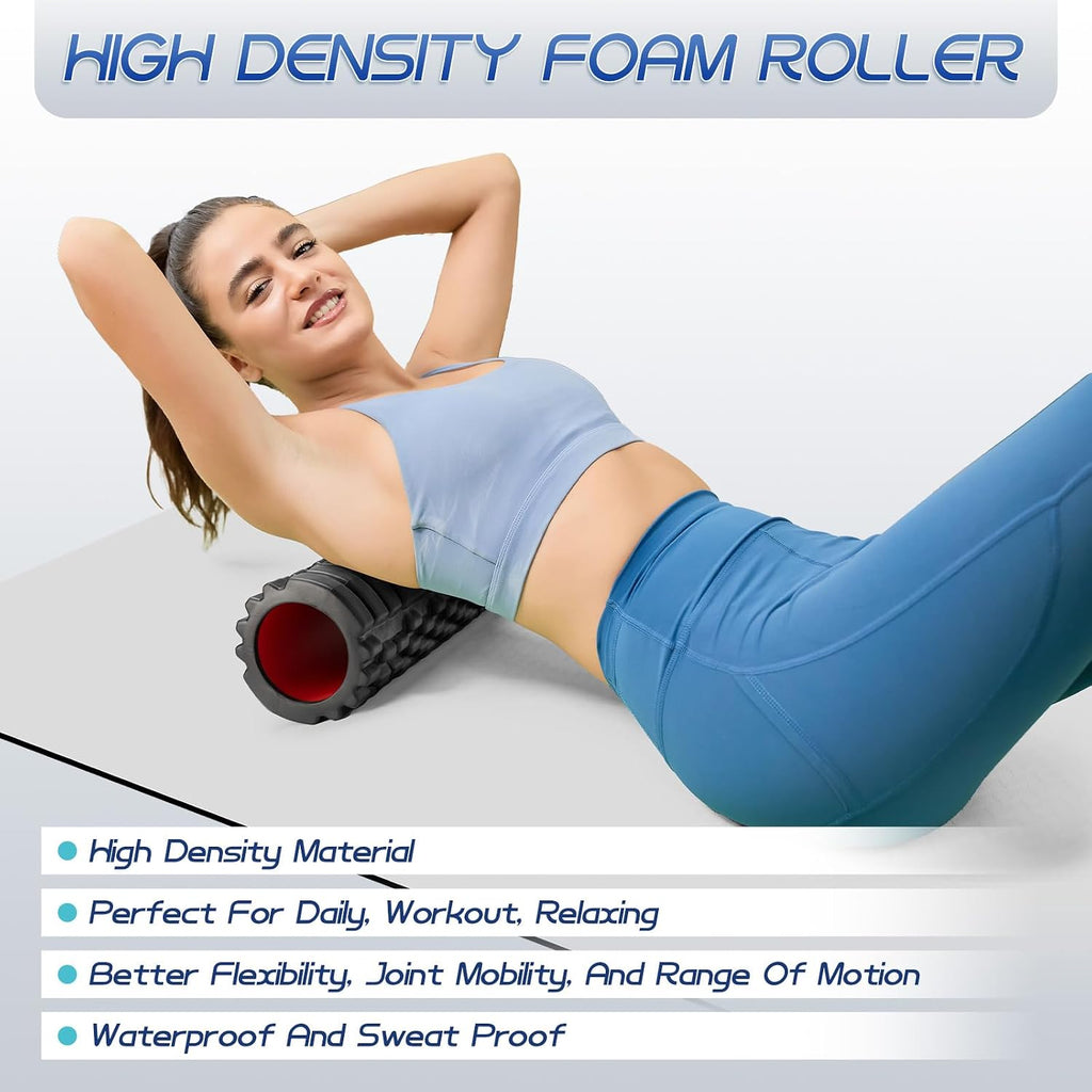 2‑in‑1 Deep Muscle Foam Roller Set