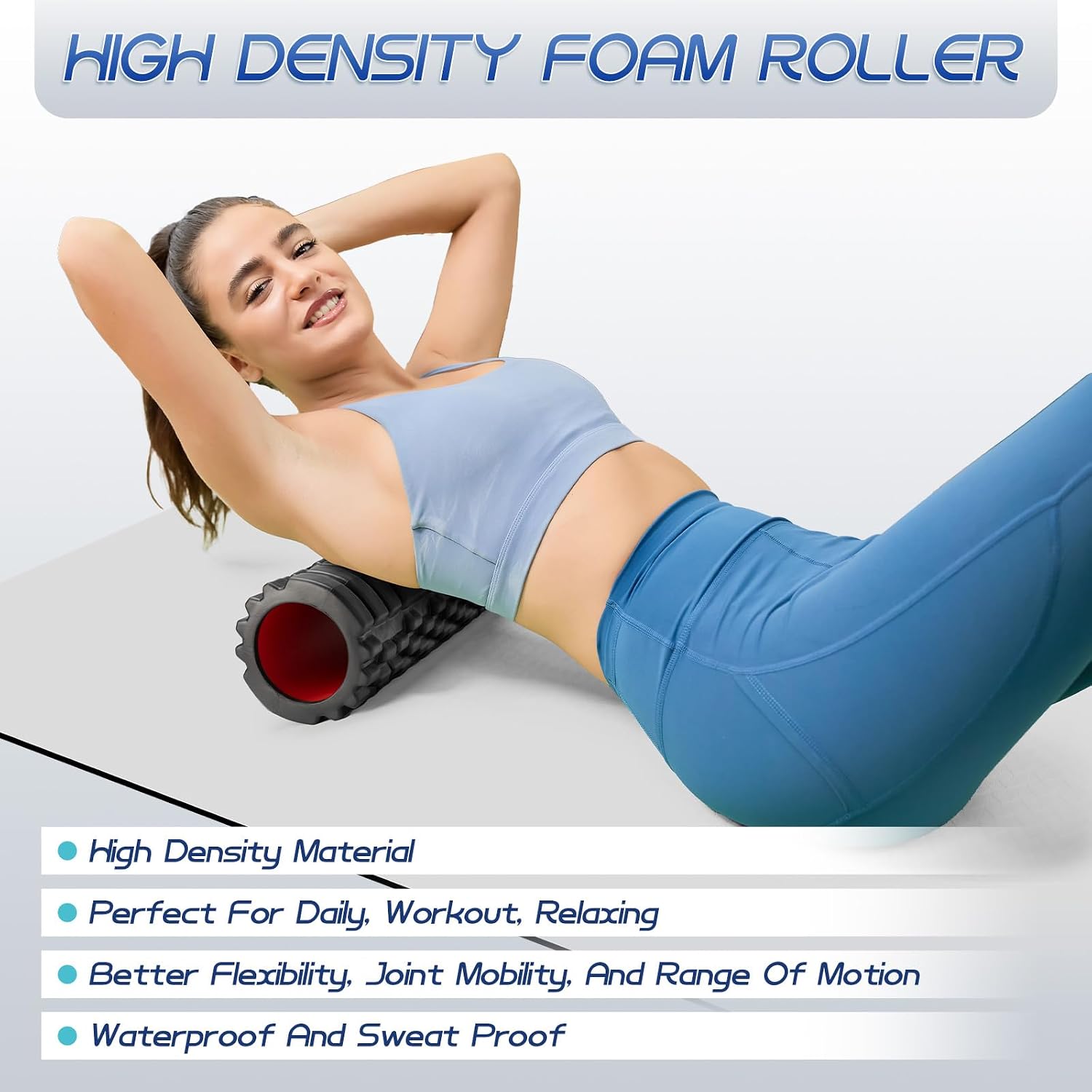 2‑in‑1 Deep Muscle Foam Roller Set
