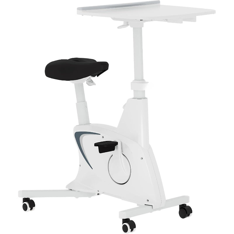 Stationary Exercise Bike with Removable Desktop
