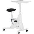 Stationary Exercise Bike with Removable Desktop