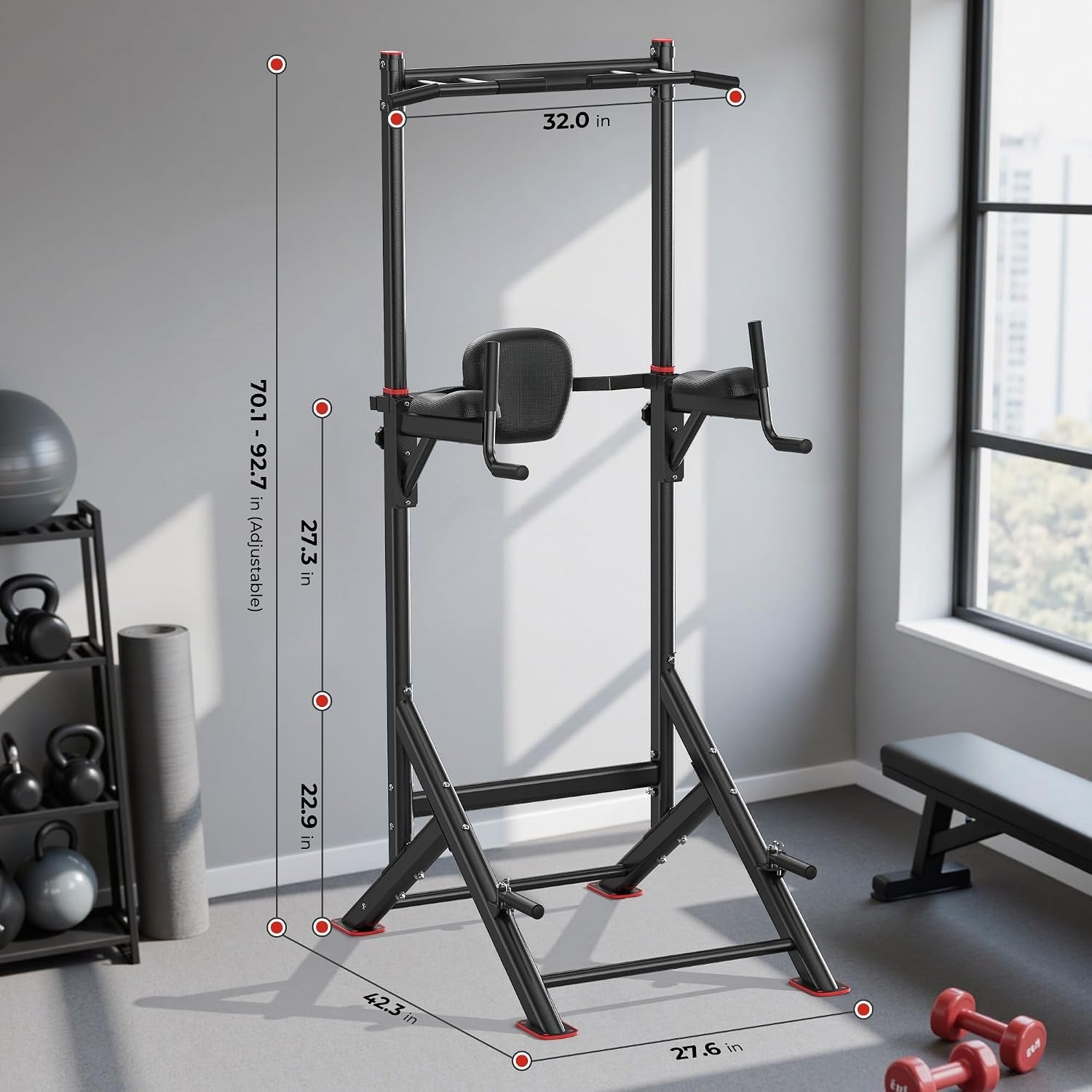 Free‑Standing Home Gym Power Tower