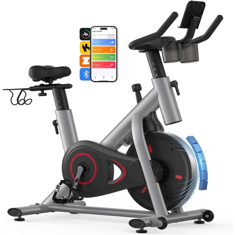 Magnetic Stationary Exercise Bike with APP
