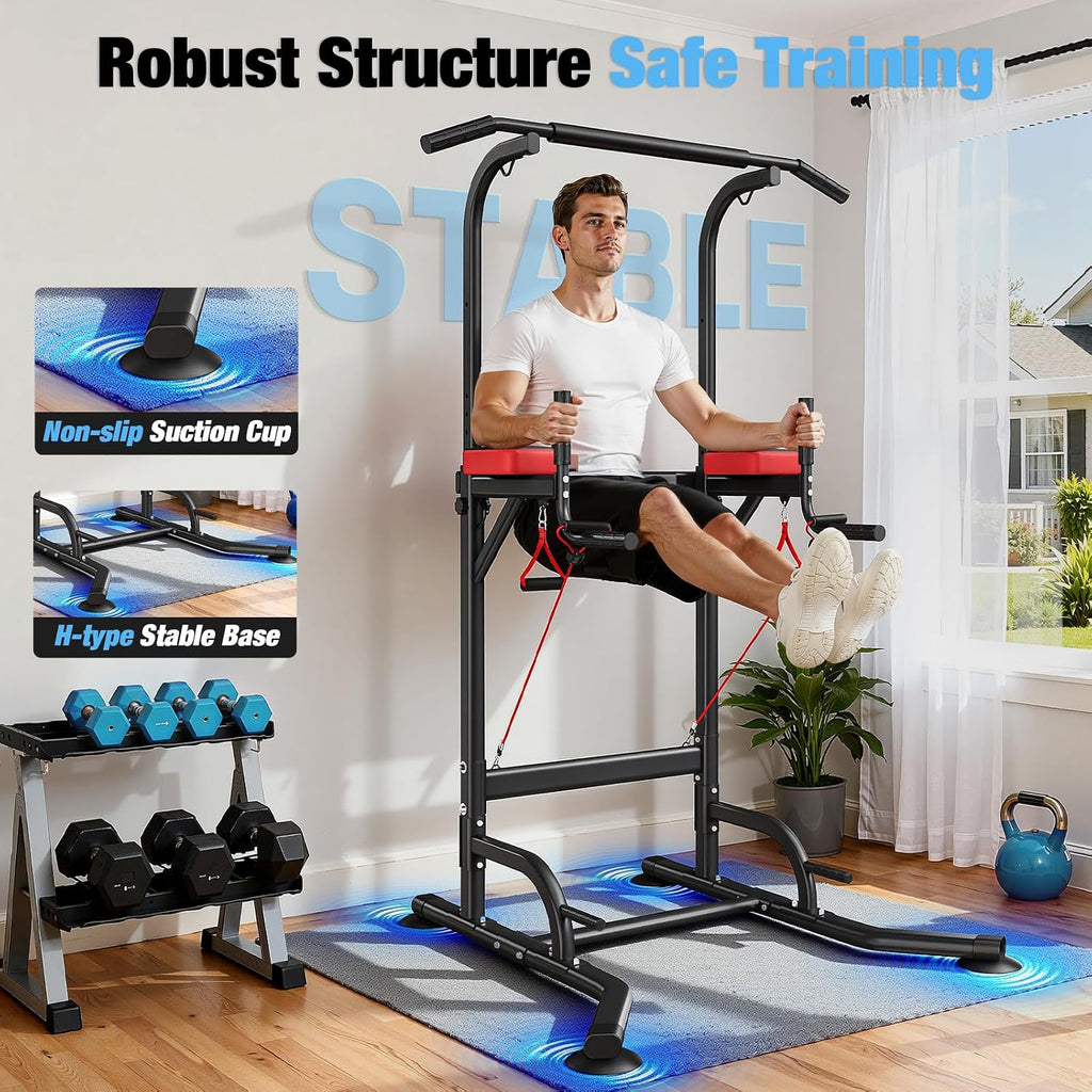 Free‑Standing Adjustable Power Tower