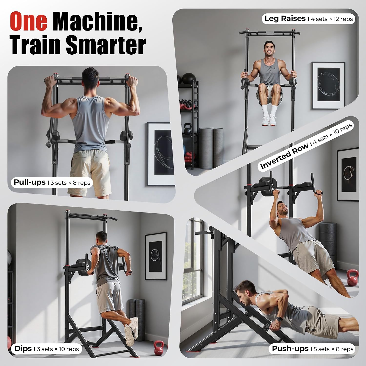 Free‑Standing Home Gym Power Tower