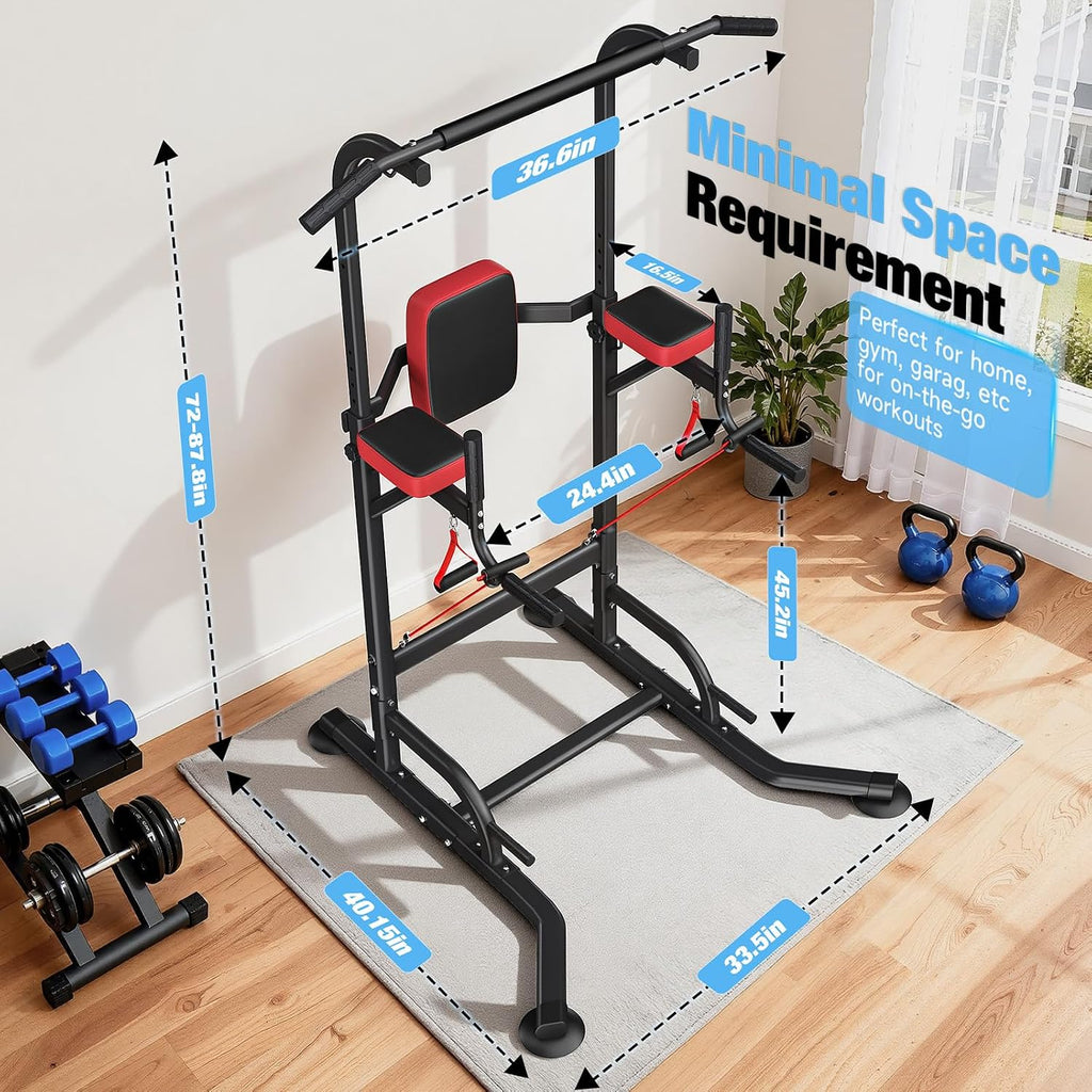 Free‑Standing Adjustable Power Tower