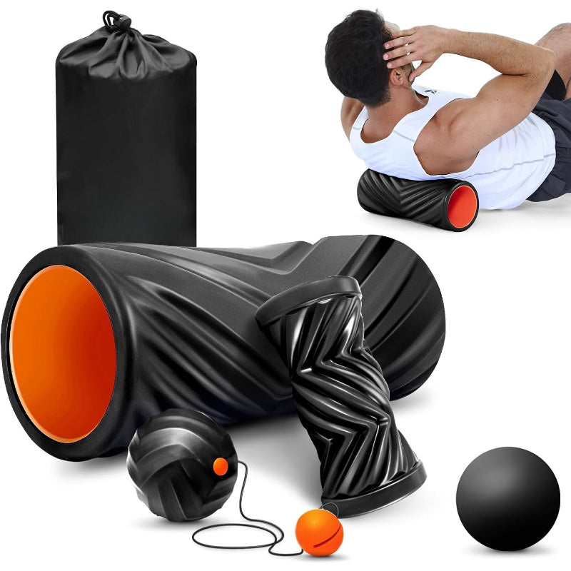 4‑in‑1 Pilates Foam Roller Kit