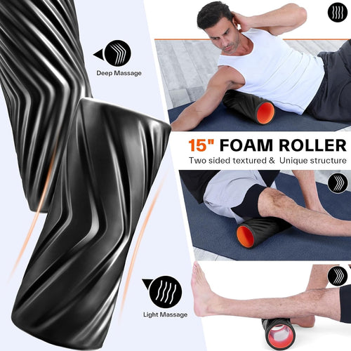 4‑in‑1 Pilates Foam Roller Kit