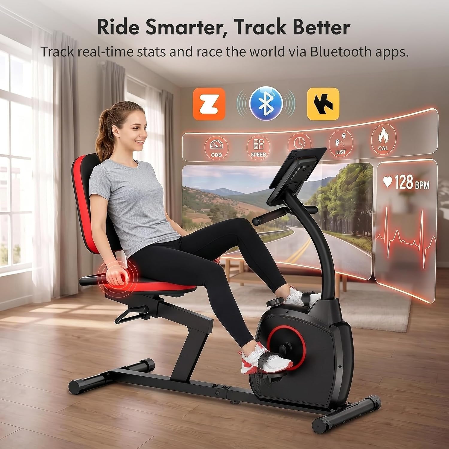 Recumbent Exercise Bike for Seniors Home Use