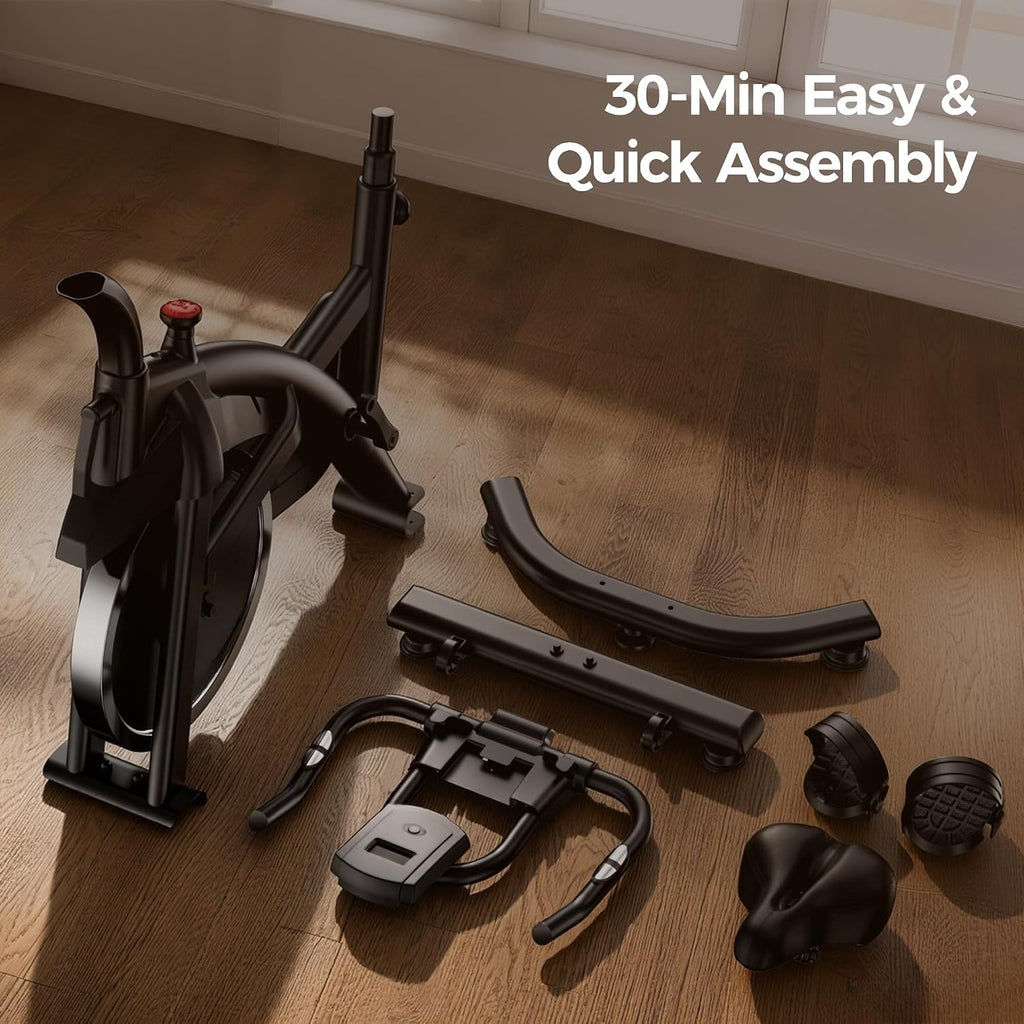 High‑Carbon‑Steel Magnetic Exercise Bike