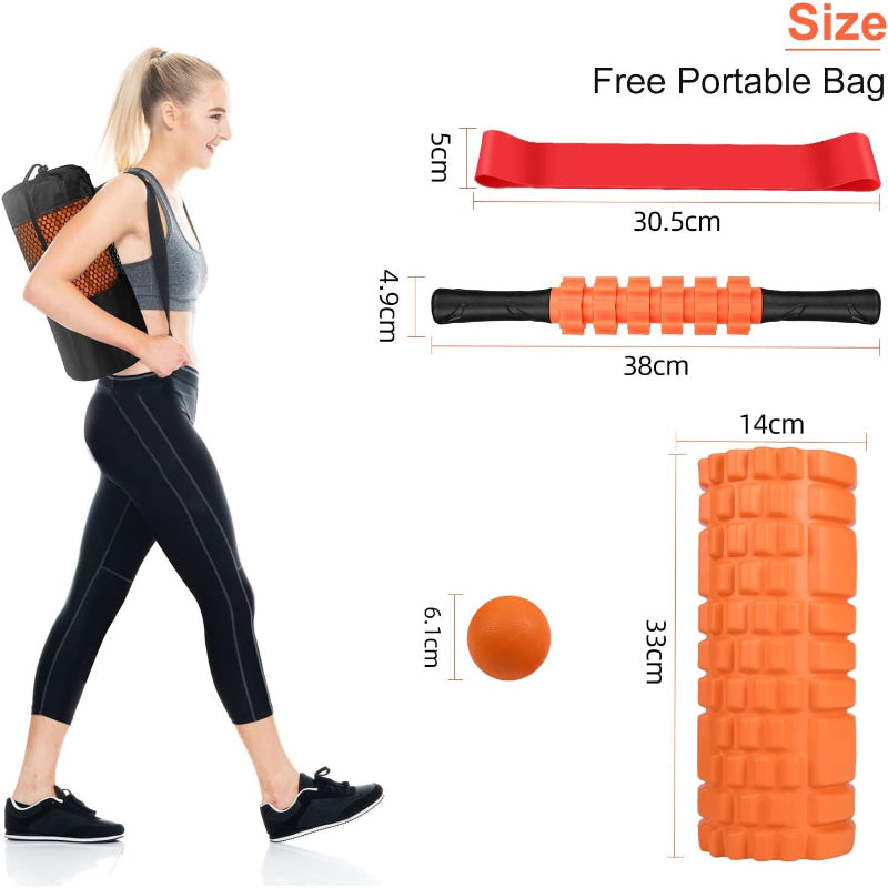 6‑in‑1 Foam Roller Massage Kit