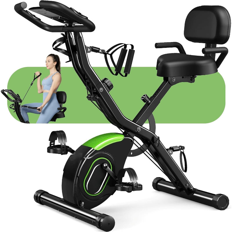 5‑in‑1 Foldable Magnetic Exercise Bike
