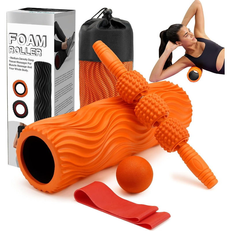 5‑in‑1 Foam Roller Muscle Massage Set