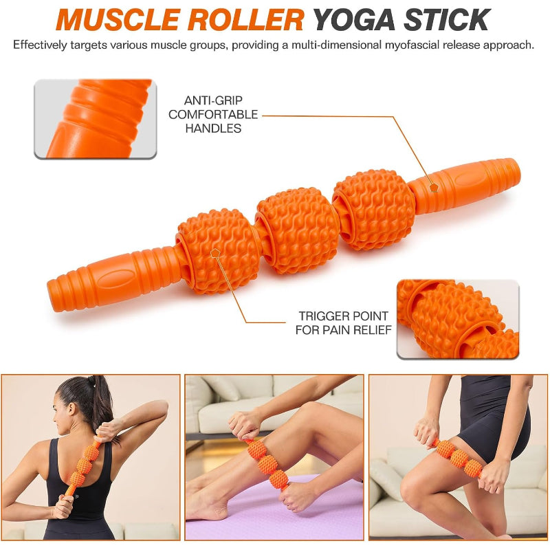 5‑in‑1 Foam Roller Muscle Massage Set